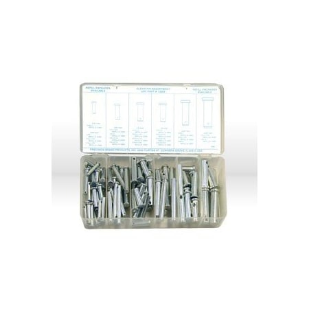 Precision Brand 83 Piece Clevis Pin Assortment 13965